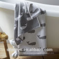 hot sale jacquard jacquard shark fish bath towel BTT-044